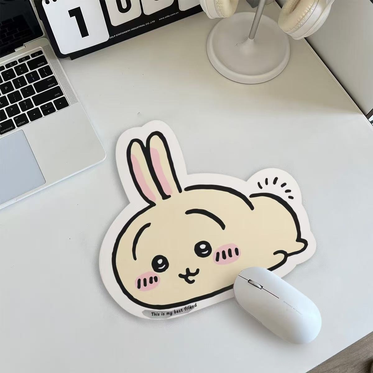 Desk Mat Leather - Chiikawa Cartoon Jiyi Usagi Hachiware Skórzana