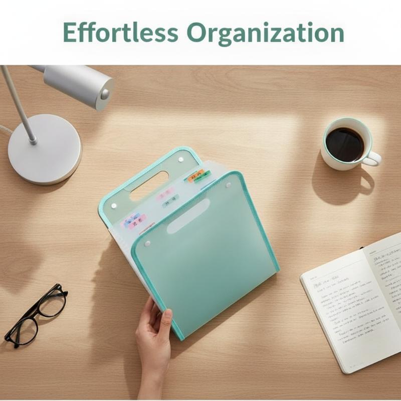 Home Office Jobs - 13-warstwowy organizer na dokumenty A4, odporny