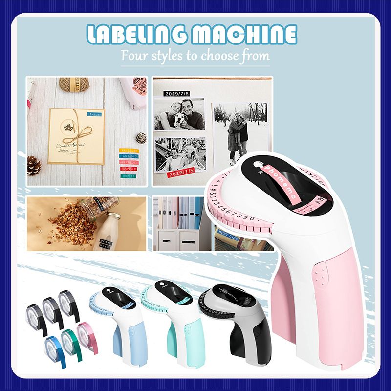 Label Maker Machine - Drukarka etykiet 3D taśma do wytłaczania