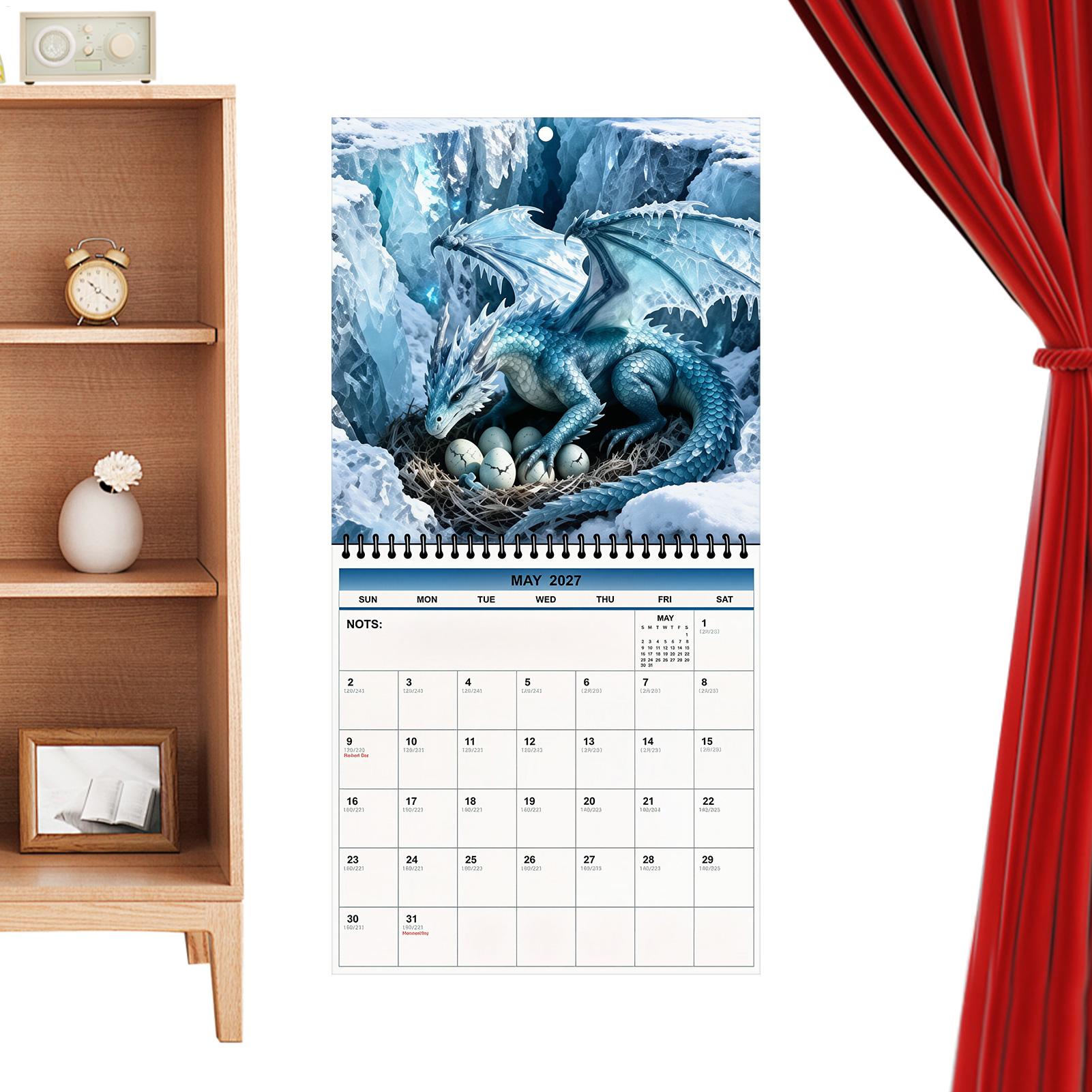 Kalendarz ścienny w spirali z  – Home Office Wallpaper recenzja i cena