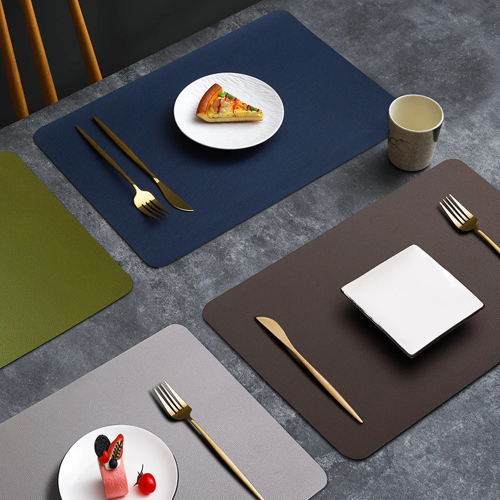 Podkładka na stół z PVC, dwust – Desk Mat Leather recenzja i cena