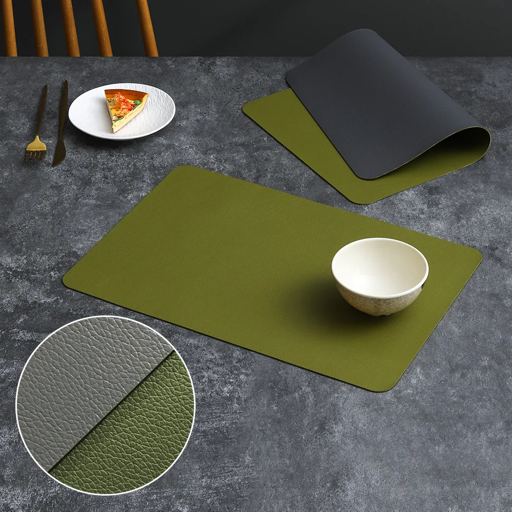 Podkładka na stół z PVC, dwust – Desk Mat Leather recenzja i cena