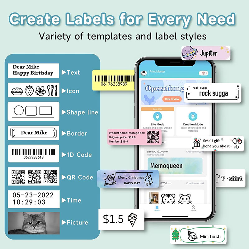 Naklejki do drukarki etykiet P – Label Maker Machine recenzja i cena