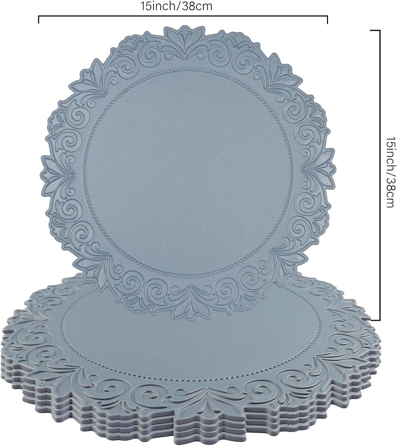 1/6/10 SZT. Okrągłe Podkładki  – Desk Mat Leather recenzja i cena