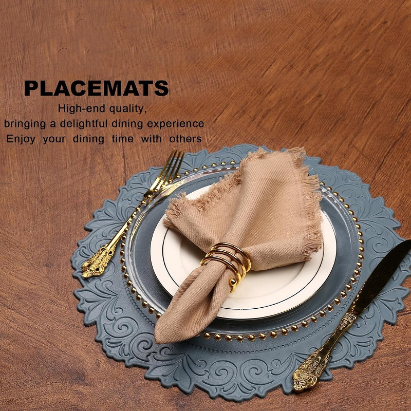 1/6/10 SZT. Okrągłe Podkładki  – Desk Mat Leather recenzja i cena