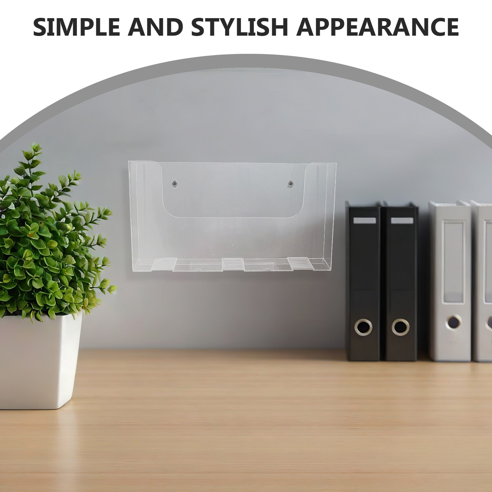 2 szt. akrylowych uchwytów na  – Home Office Wallpaper recenzja i cena