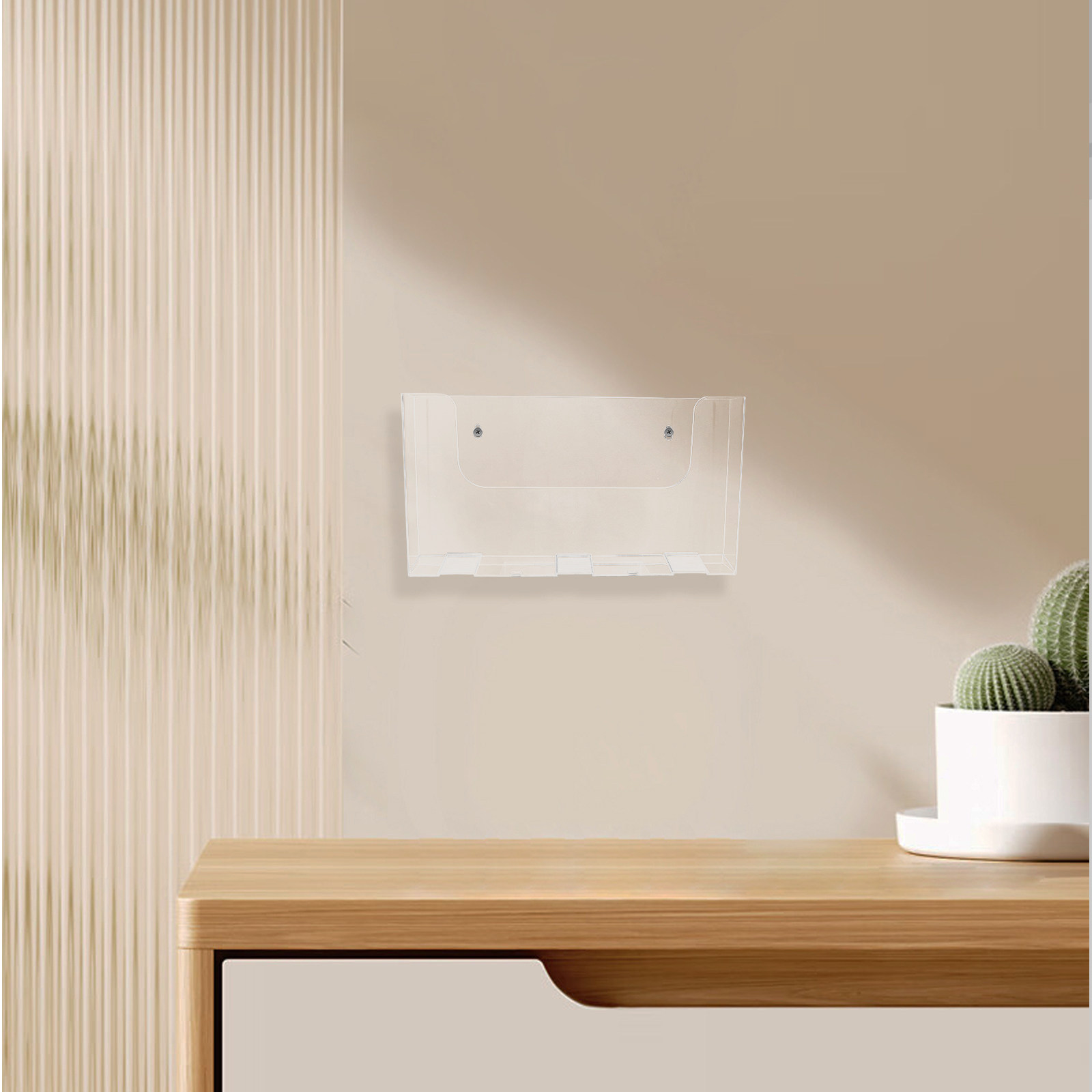 2 szt. akrylowych uchwytów na  – Home Office Wallpaper recenzja i cena